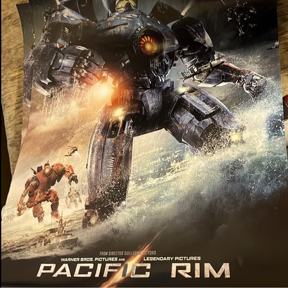 Pacific Rim BOTH Posters (Guillermo del Toro icon mech robots transformers film) - Picture 2 of 7